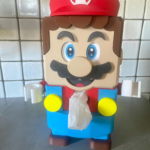 Boîte à mouchoir super mario