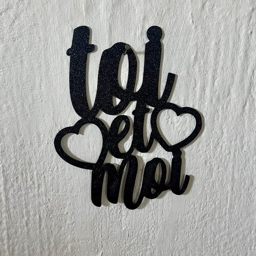 Art mural toi et moi - déco original