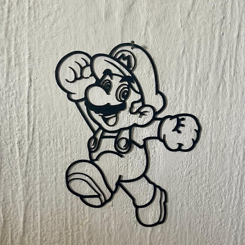 Art mural mario- déco original