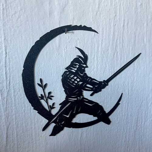 Art mural samouraï- déco original