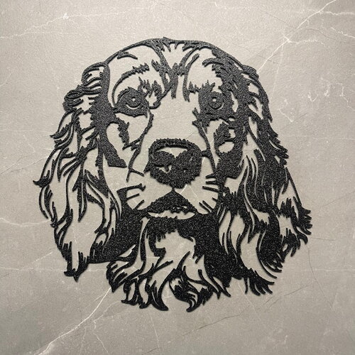 Art mural cocker - déco original