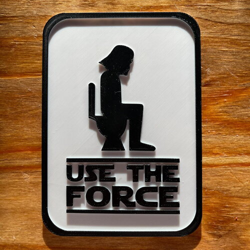 Art mural use the force wall decor