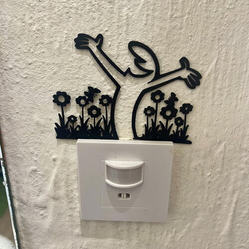 Déco murale la ligne en fleurs - déco original wall decor