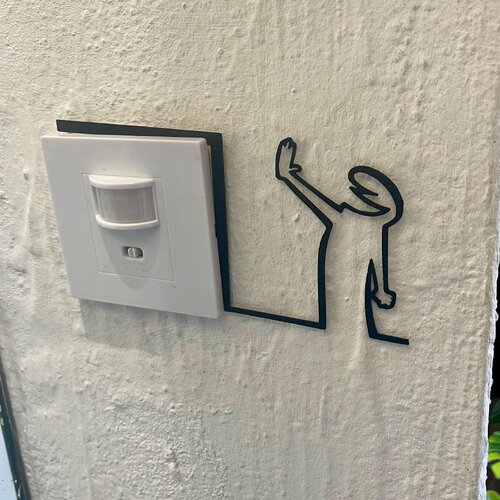 Déco murale la ligne stop - déco original wall decor