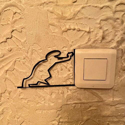 Déco murale la ligne pousse - déco original wall decor