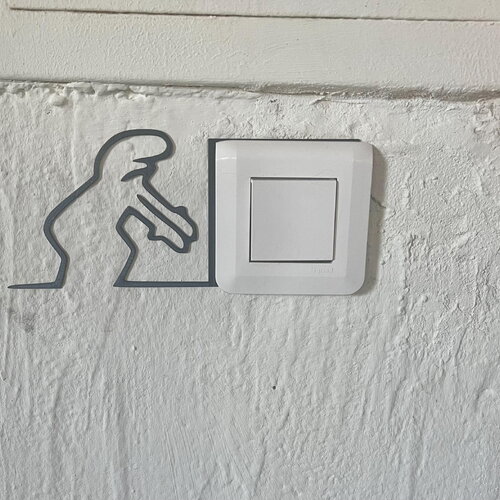 Déco murale la ligne 2 mains - déco original