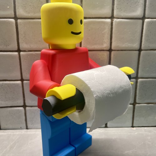 Porte papier toilette lego