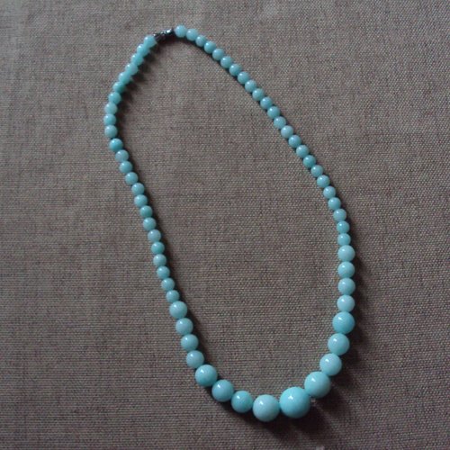 Collier handmade avec perles en pierre naturelle fine amazonite