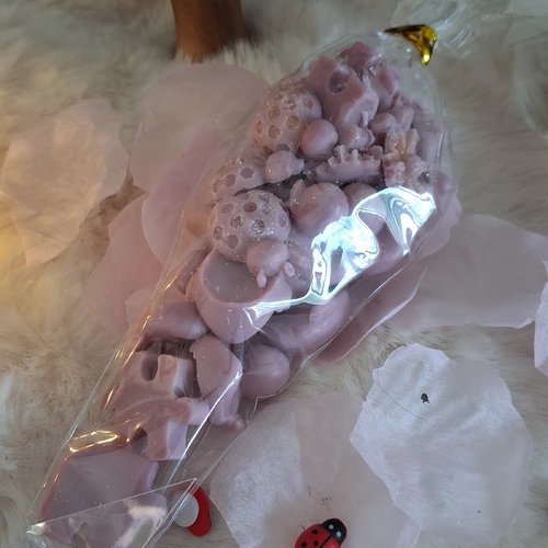 Pochon de fondants parfumé assortis pêche -55 g