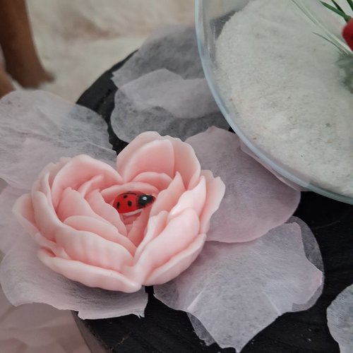 Fondant artisanal en cire végétale fleur de coton (20)