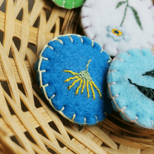 Broche pissenlit