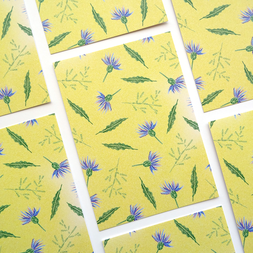 Print bleuet