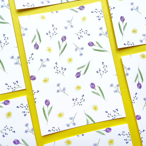 Print tulipes et baies