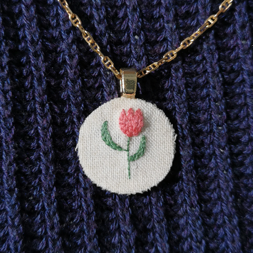 Pendentif tulipe