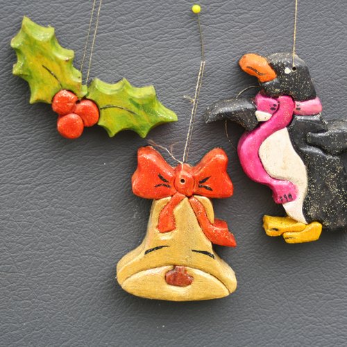 Décoration de noël en bois (intarsia)