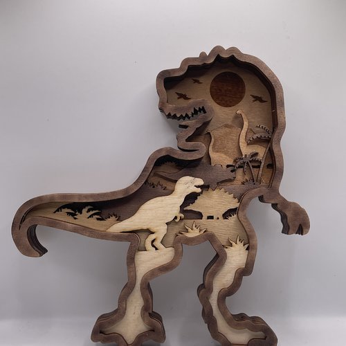 Dinosaure en bois
