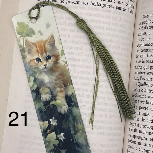 Marque pages en aluminium