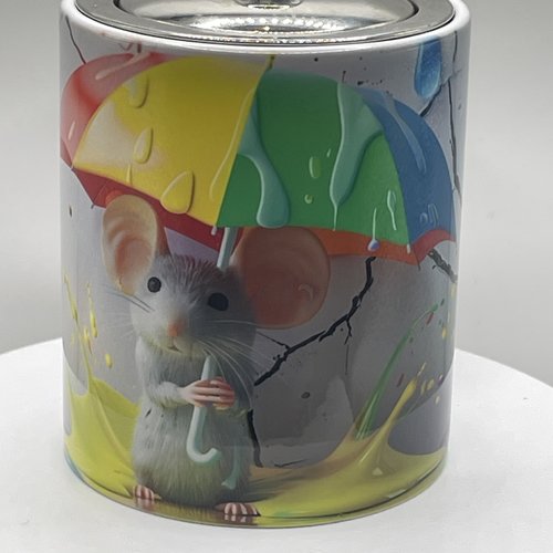Mug souris arc en ciel