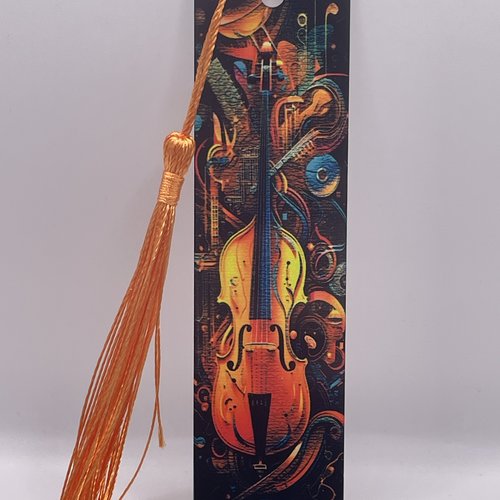 Marque pages en aluminium instrument de musique