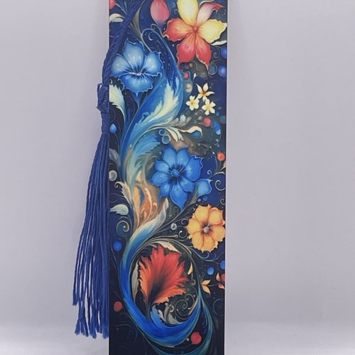 Marque pages en aluminium fleurs