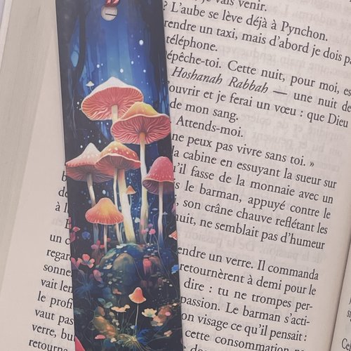 Marque pages en aluminium champignons psyché