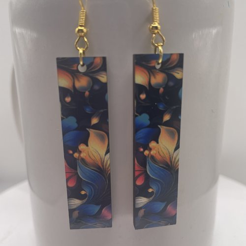 Boucles d’oreilles en bois