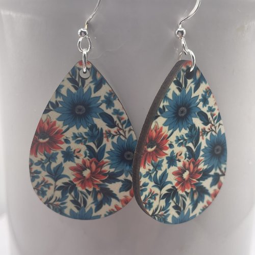 Boucles d’oreilles en bois