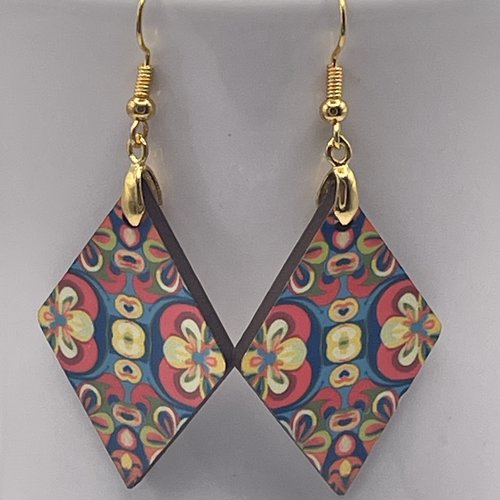 Boucles d’oreilles en bois