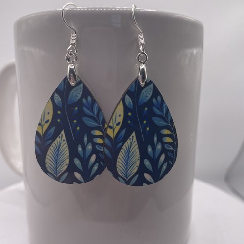 Boucles d’oreilles en bois