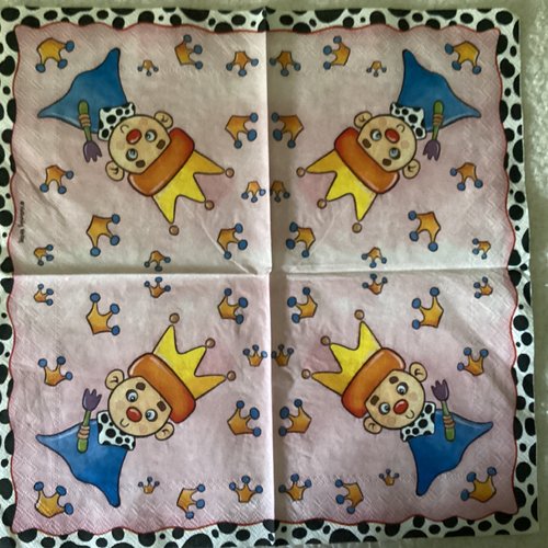 Serviette en papier roi