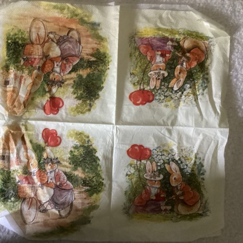 Serviette en papier foxwood tales