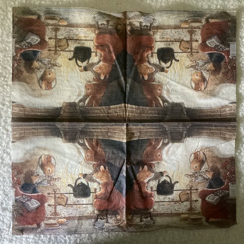 Serviette en papier foxwood tales