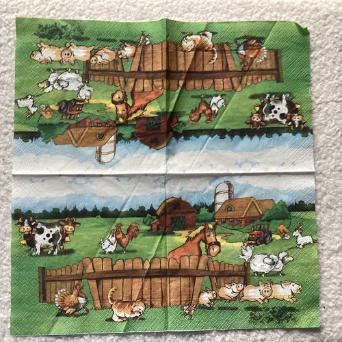 Serviette en papier ferme