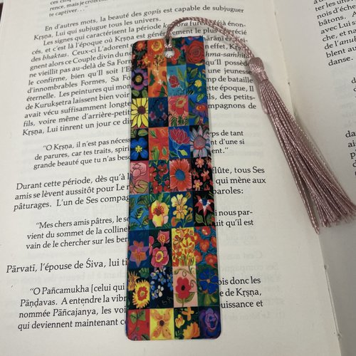 Marque pages en aluminium boho