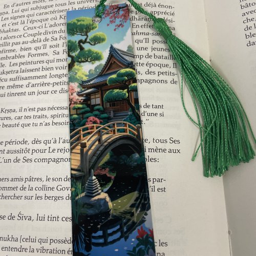 Marque pages en aluminium paysage japonais