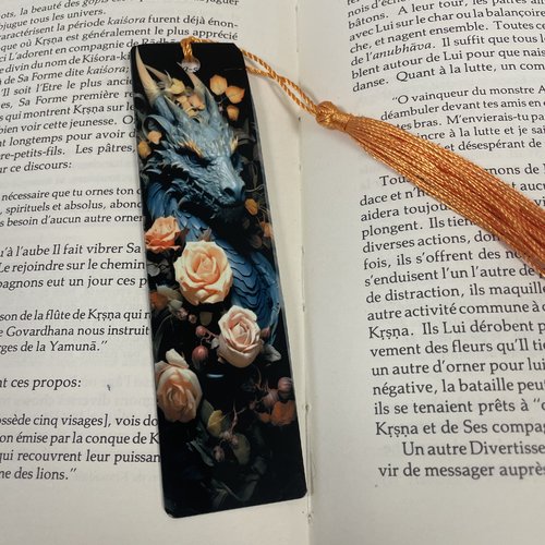 Marque pages en aluminium dragon