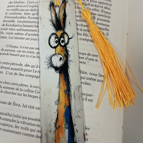 Marque pages en aluminium et âne