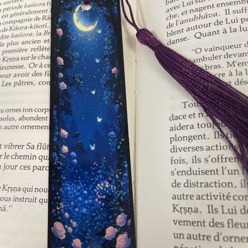 Marque pages en aluminium nuit