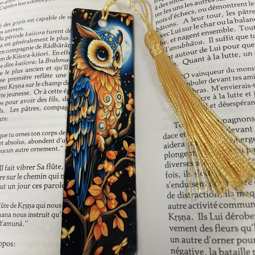 Marque pages en aluminium hibou