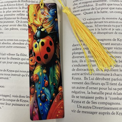 Marque pages en aluminium coccinelle