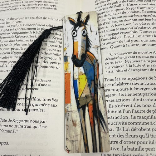 Marque pages en aluminium cheval