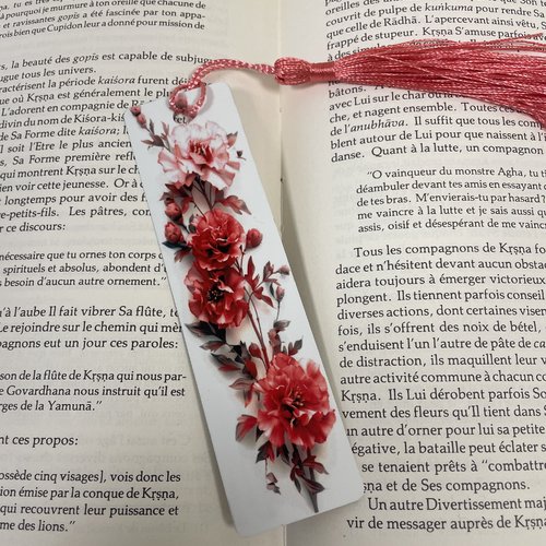 Marque pages en aluminium fleurs