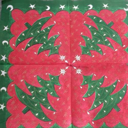 Serviette en papier sapin