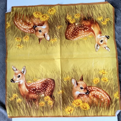 Serviette en papier faon