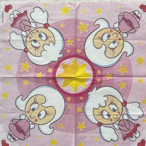 Serviette en papier fée