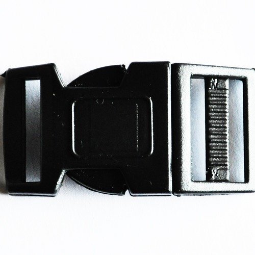 Attache clip fermoir bracelet cartable en plastique noir 5, 1 x 2, 6 cm (a7060)