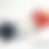 Patch applique 3 étoiles bleu blanc rouge pop wizz 11cm x 4.2cm sequin customiser personnalisé écusson (l007) destockage