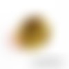 Perle en métal doré spirale 12x11mm intercalaire ethnique bohème tibet  (a7020) 