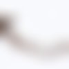 Pompon en métal argenté avec un ange 8.7cm x 2.3cm ponpon breloque porte clé (b002z) 