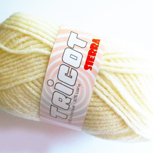 Lot de 5 pelotes laine beige crème dégradé aiguilles n° 4 5 acrylique tricot acrylique (0211) 